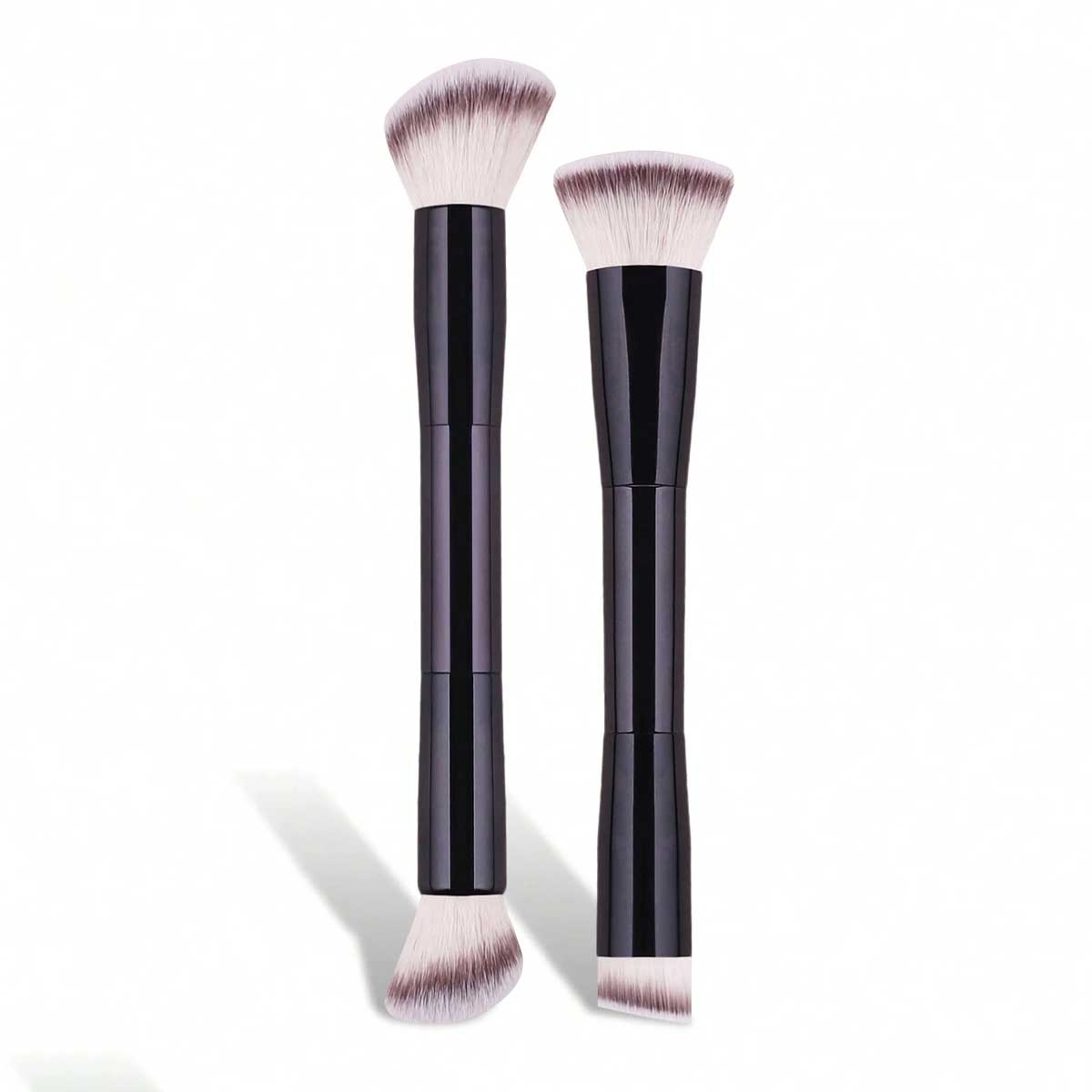 Beauty Queen Makeup - Portable Travel Dual Head Makeup Brushes
