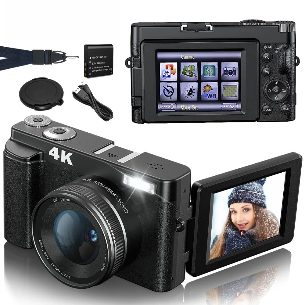 Beauty Makeup Camera - HD 4K Digital Camera for Photography