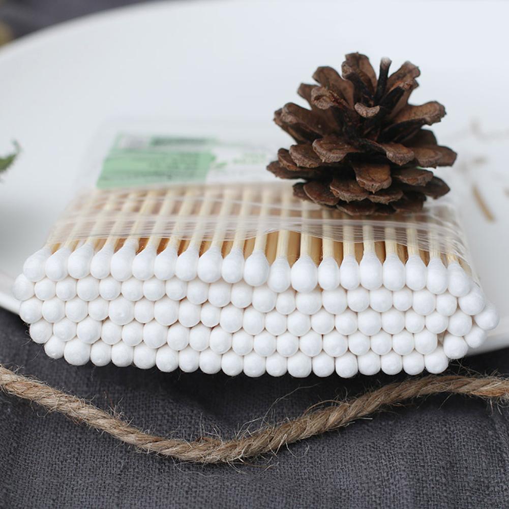 Beauty And Makeup - 10/100pcs Disposable Cotton Swabs for Beauty