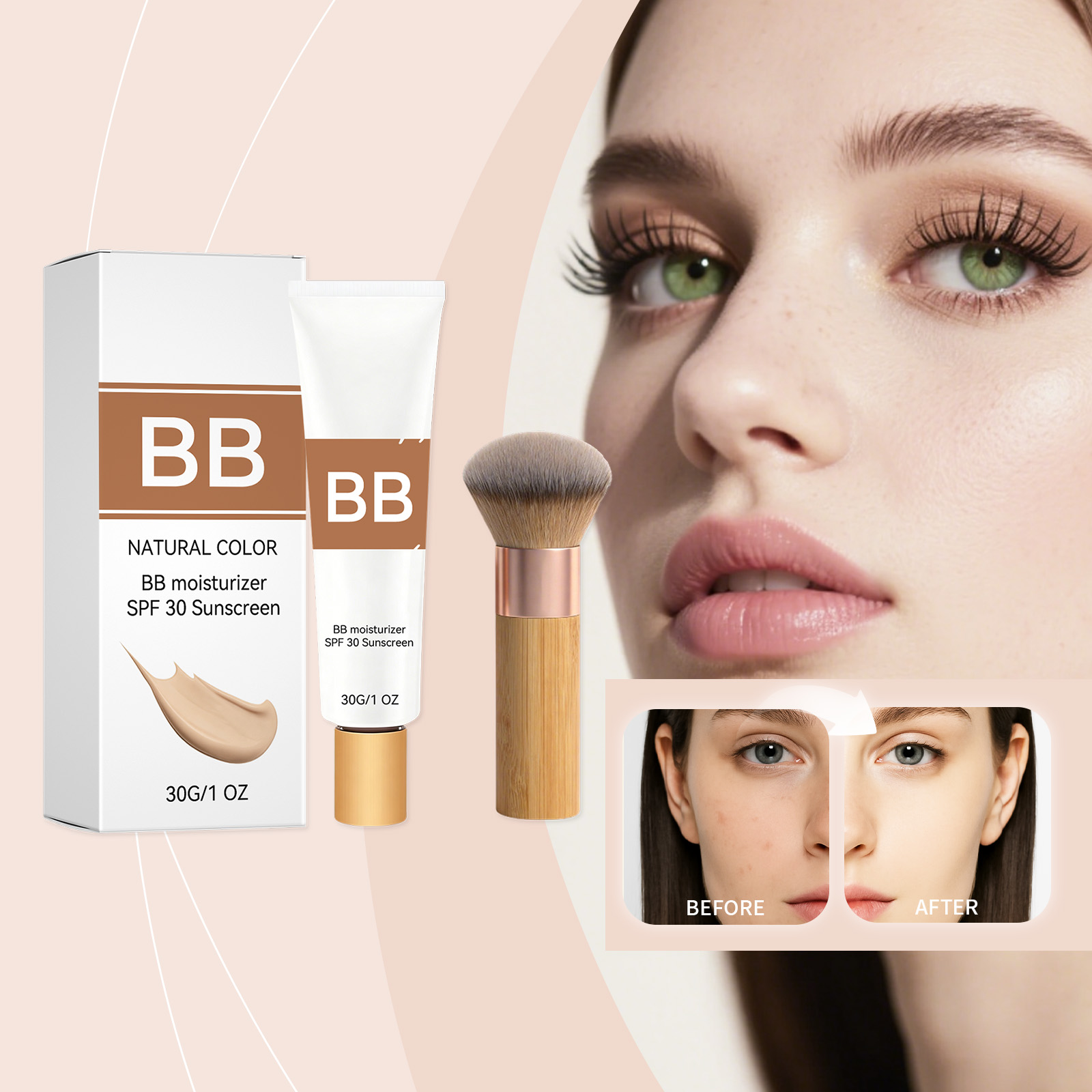 SPF 30 Tinted Moisturizer BB C - огляд і ціна Beauty Queen Makeup