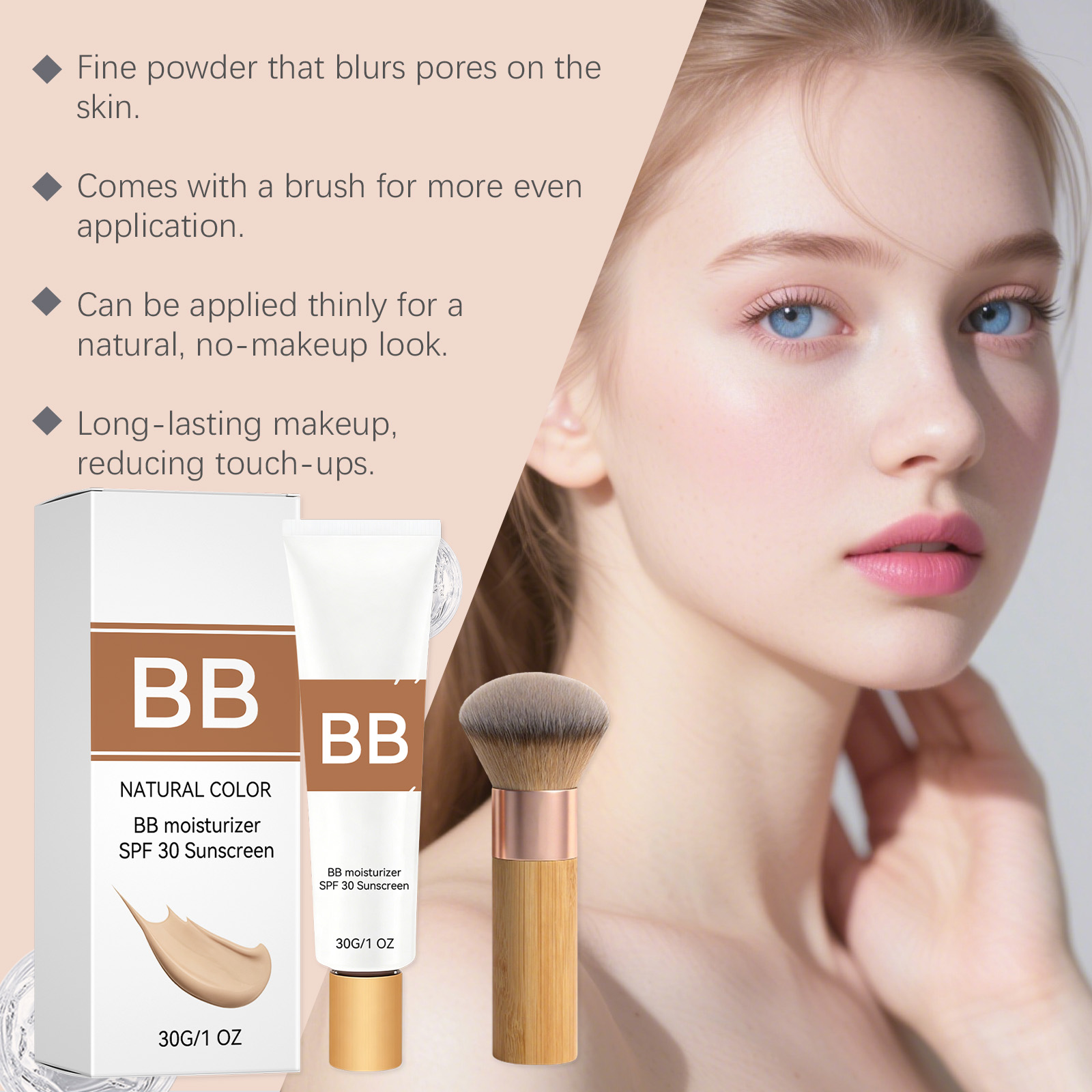 SPF 30 Tinted Moisturizer BB C - огляд і ціна Beauty Queen Makeup