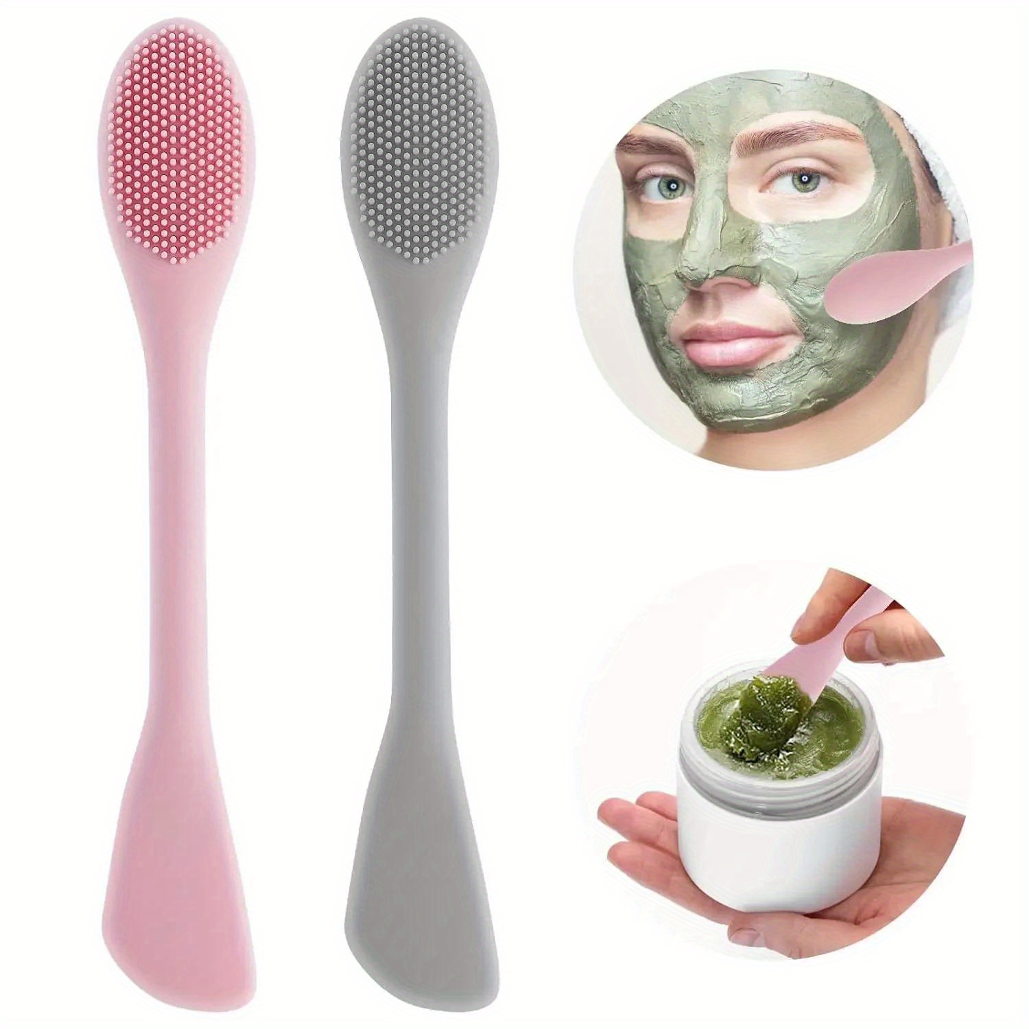 Double Head Facial Mask Brush  - огляд і ціна Beauty Queen Makeup