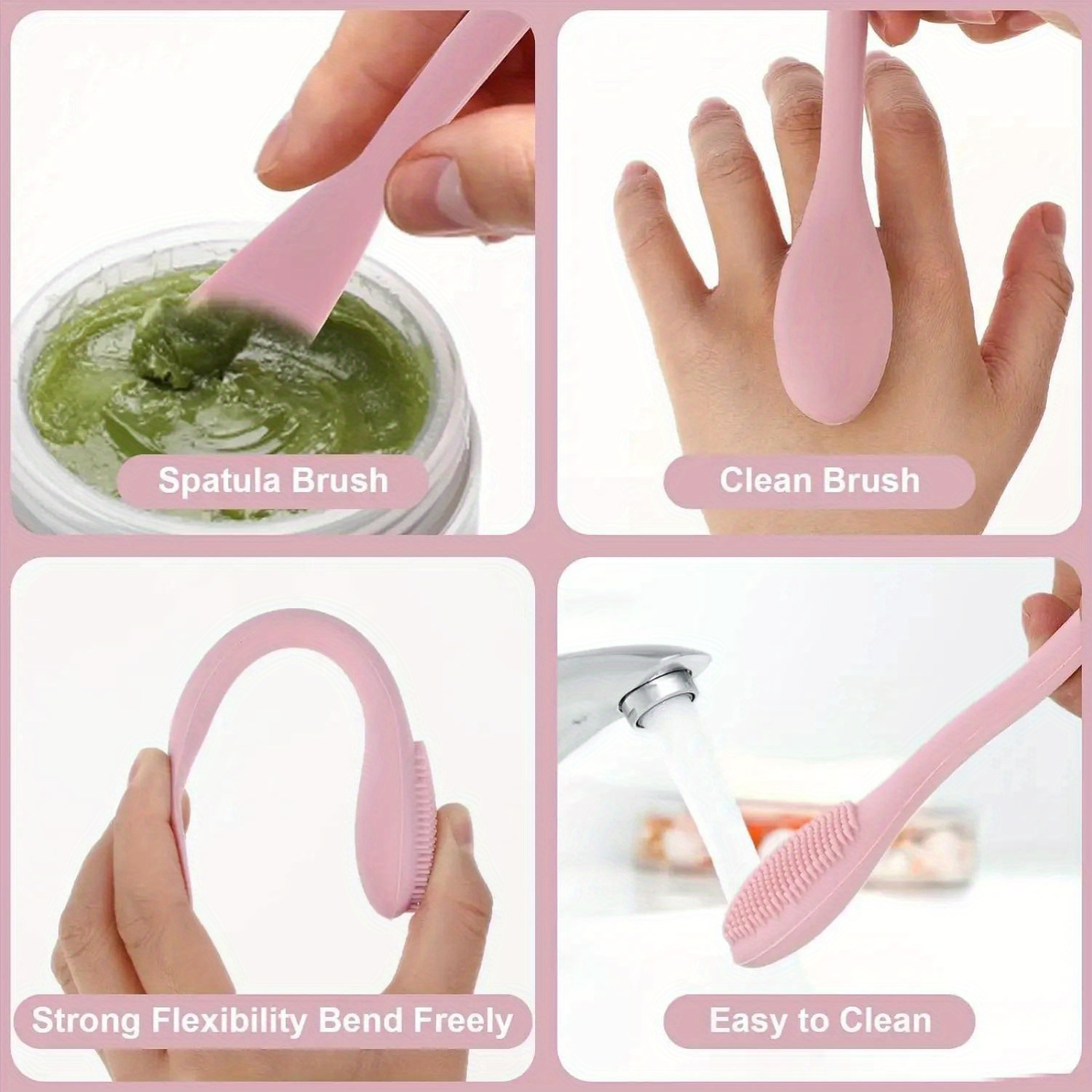 Double Head Facial Mask Brush  - огляд і ціна Beauty Queen Makeup