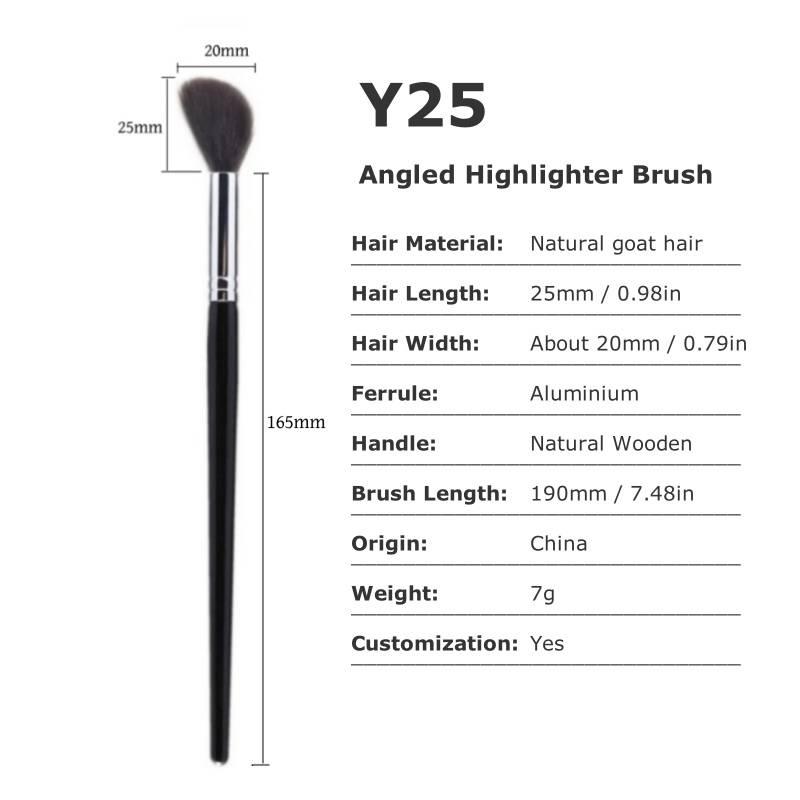 Highlighter Makeup Brushes Blu - огляд і ціна Beauty Queen Makeup