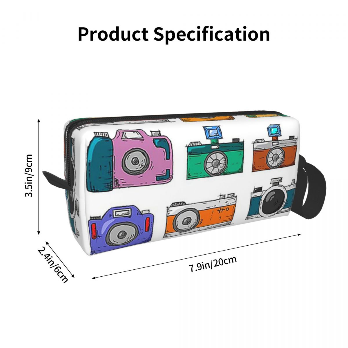 Retro Camera Makeup Bag Cosmet - огляд і ціна Beauty Makeup Camera
