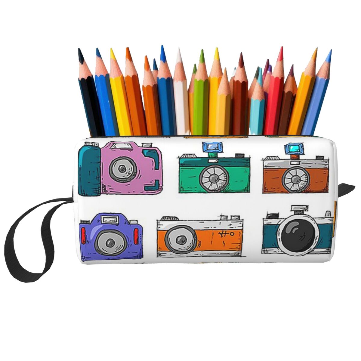 Retro Camera Makeup Bag Cosmet - огляд і ціна Beauty Makeup Camera