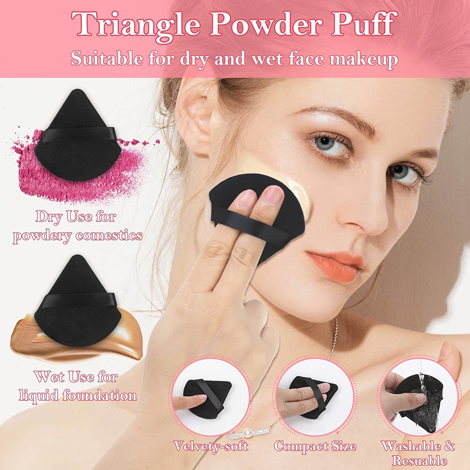 Makeup Applicators Kit Triangl - огляд і ціна Beauty Queen Makeup