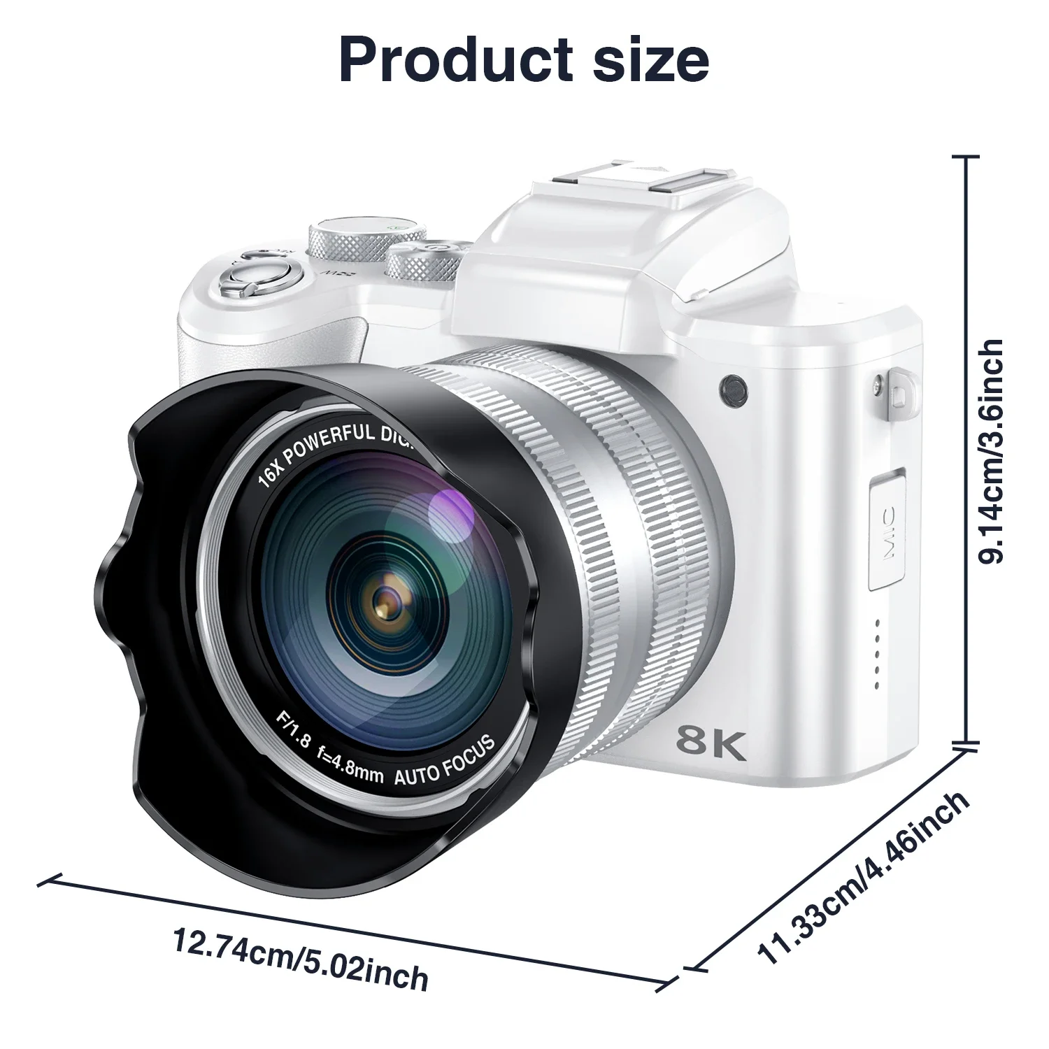 8K Selfie Digital Cameras for  - огляд і ціна Beauty Makeup Camera