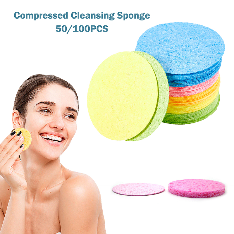 50/100Pcs Compressed Natural C - огляд і ціна Beauty Queen Makeup