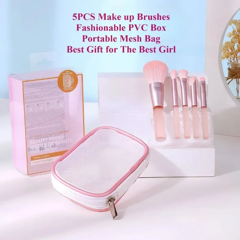 5Pcs Makeup Brushes Set Super  - огляд і ціна Beauty Makeup Gift Sets
