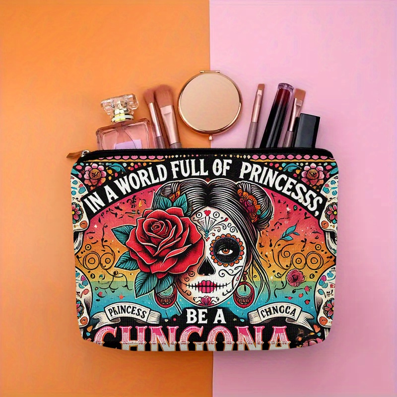 A Flower and skull cosmetic ba - огляд і ціна Beauty Makeup Women