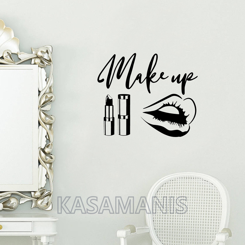 MakeUp Quote Wall Art Decals B - огляд і ціна Makeup Is Beauty Quotes