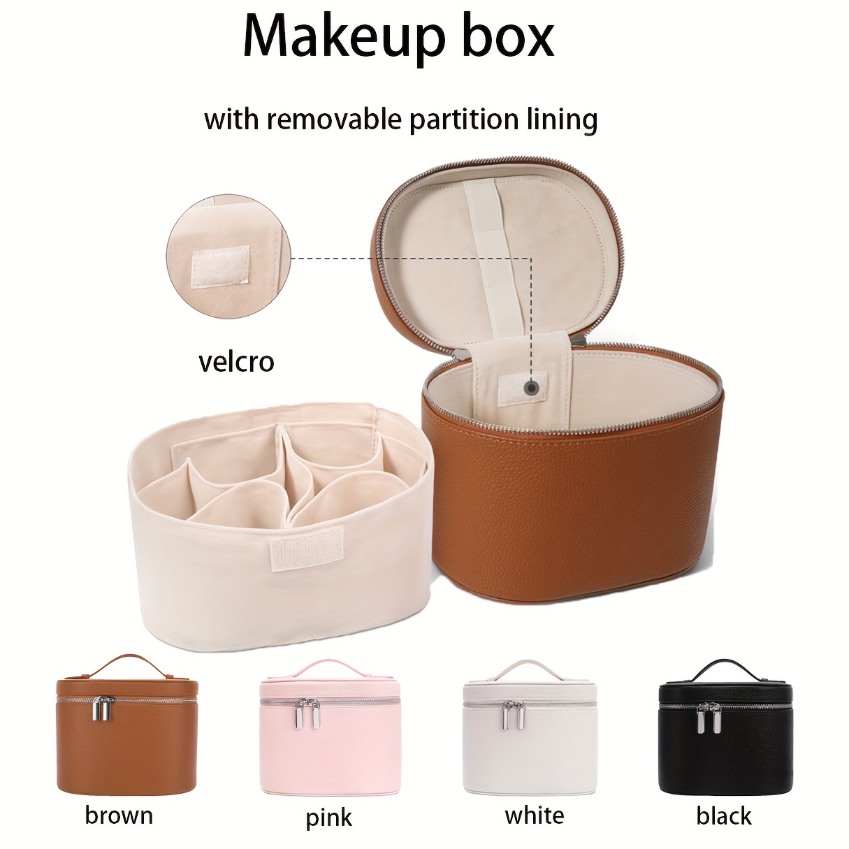 Large Capacity PU Leather Make - огляд і ціна Beauty Makeup Women